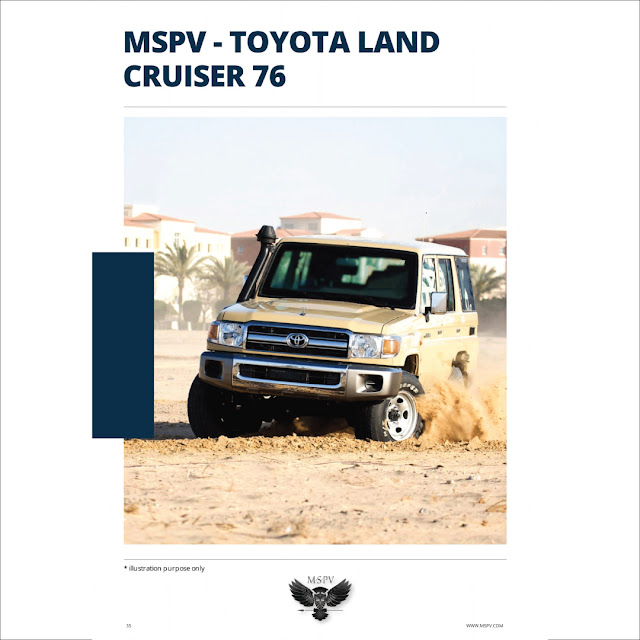 MSPV  Armoured Toyota Land Cruiser 76