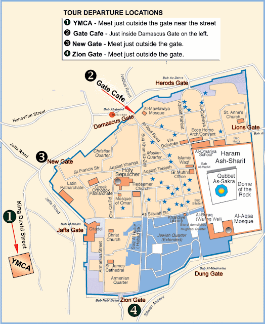 Map of Jerusalem