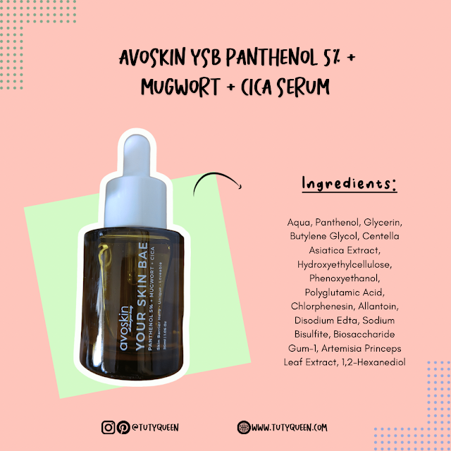 Avoskin YSB Panthenol 5% + Mugwort + Cica Serum