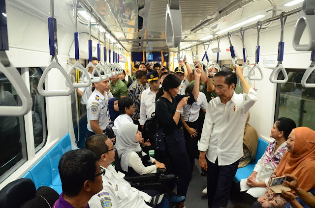 Dua Kali Mencoba, Presiden Jokowi Sebut MRT Sudah Siap Beroperasi