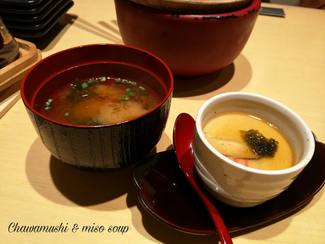 Paulin's Munchies - Tendon Ginza Itsuki at Tanjong Pagar - Chawamushi and Miso soup