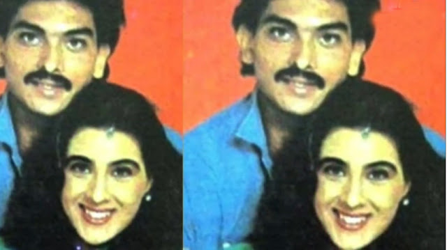 Ravi Shastri and Amrita Singh