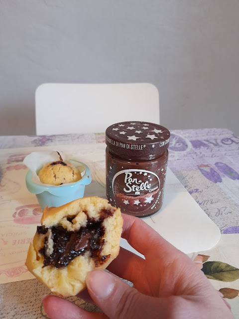 muffin alla crema di nocciole