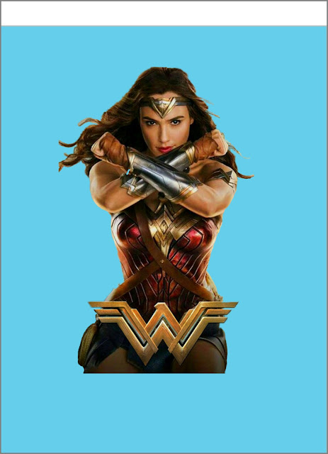 Wonder Woman Movie Free Printable Invitations. 