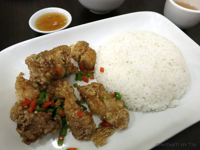 Spareribs, rice