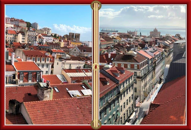 Vista do Elevador de St. Justa - Lisboa