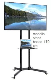 noleggio stand monitor schermo tv
