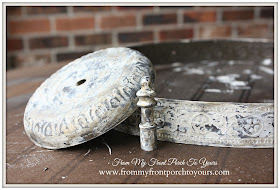 Industrial Farmhouse Light-Custom Painted Light Fixture- From My Front Porch To Yours