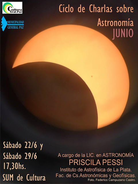 Charlas gratuitas sobre astronomía en el SUM