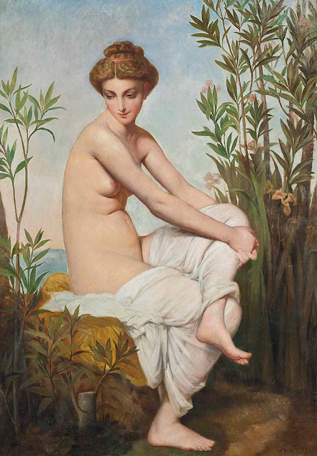 The Bather by Eugene Emmanuel Amaury Duval