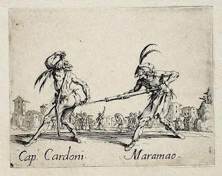 Personajes de la commedi dell´Arte de Jacques Callot