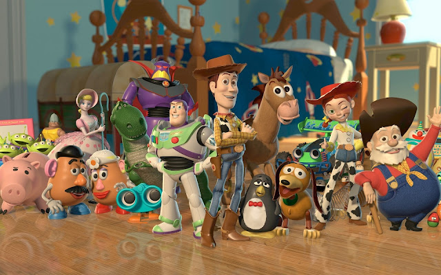 Imagen promocional de la película de animación Toy Story