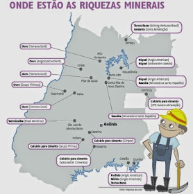 recursos minerais do estado de goiás