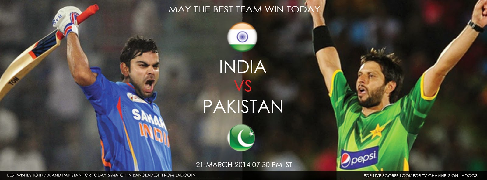india vs pakistan t20 jadootv wishes