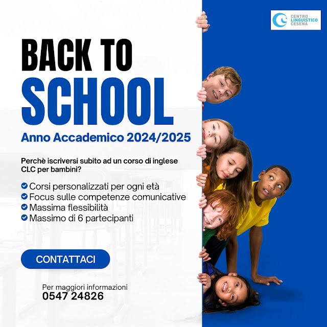 Back to School: Corsi di Inglese per Bambini e Ragazzi al Centro Linguistico Cesena
