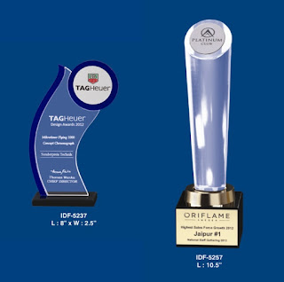 acrylic trophy, customised trophies, printed trophies, logo trophies at wholesale in delhi. 