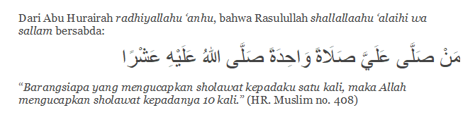 HR. Muslim no. 408