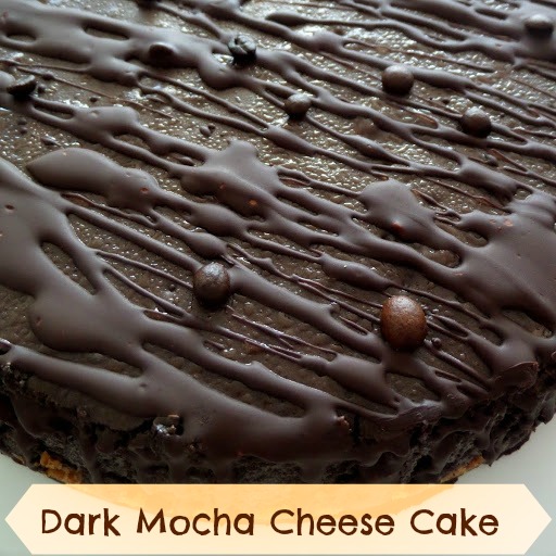 Dark Mocha Cheesecake:  A dark chocolate cheesecake with coffee flavor.