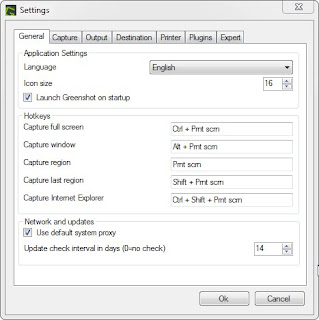 General Settings Greenshot - dmiftah.com