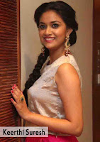 actress hot photos keerthi, white top red skirt photo keerthi