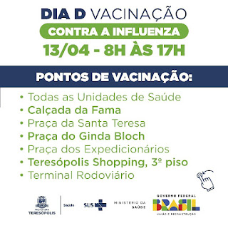 Dia D de vacinação contra a gripe acontece neste sábado