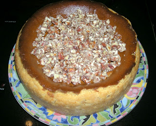 pumpkin praline cheesecake