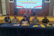 Polres Metro Bekasi Berhasil Ungkap Tiga Kasus Pencurian Dengan Kekerasan Di Kab. Bekasi