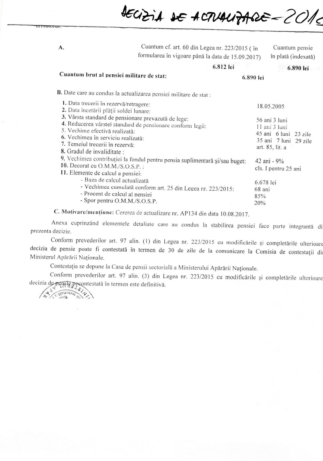 Reluare SÄƒ Actualizam O Pensie MilitarÄƒ Cum Zic Deciziile CurÈ›ii De Conturi In Punctul 1 Iii Huhurez Com