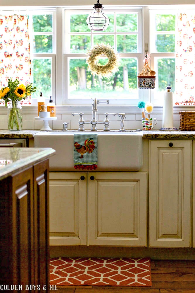 fall dish towels kitchen