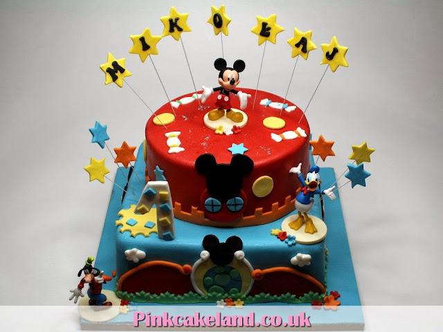 1st Birthday Cake for Kids in London - Mickey Mouse Clubhouse