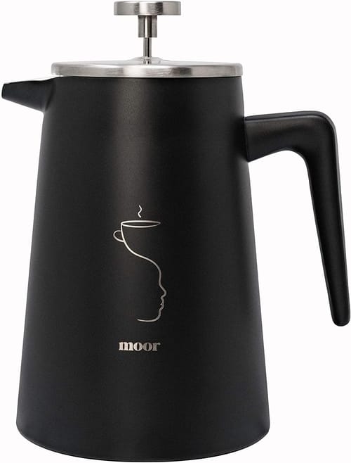 MOOR French Press Coffee Maker with Ergonomic handle