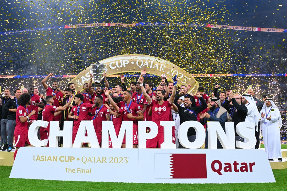 Qatar win Asian Cup.