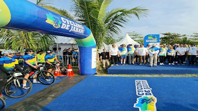 Angkat Potensi Pariwisata Jabar Selatan, bank bjb kolaborasi bersama Pemdaprov  Gelar Cycling De Jabar 