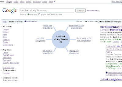 hair Straightener NZ Grouped search results in the Wonder Wheel