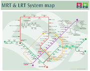 This is a map of Singapore MRT system in Singapore. (tn networkmap big )