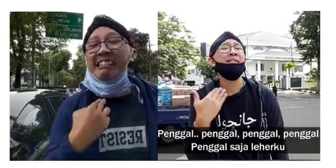 Abu Janda Tantang Massa: Mana Nih Yang Mau Memenggal Leher Saya? Ayo Ditunggu!