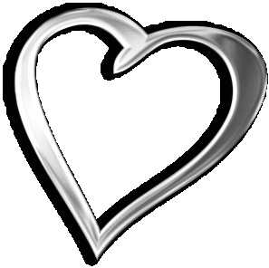 double heart animated clipart