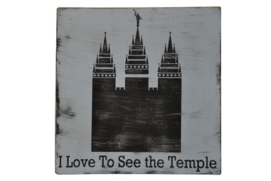 I love to see the Temple silhouette