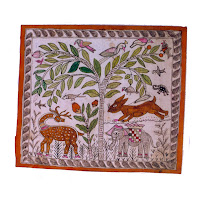 Yashoda Devi mithila painting<br />