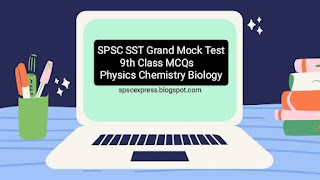 SPSC SST Science Category Physics Chemistry Biology MCQs Mock Test