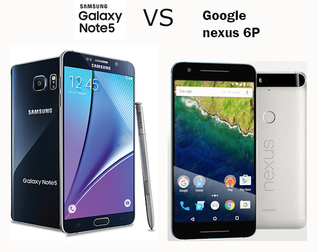 Kelebihan Fitur & Spesifikasi Samsung Galaxy Note 5 VS Google Nexus 6P