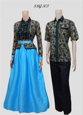 Model Gamis Batik