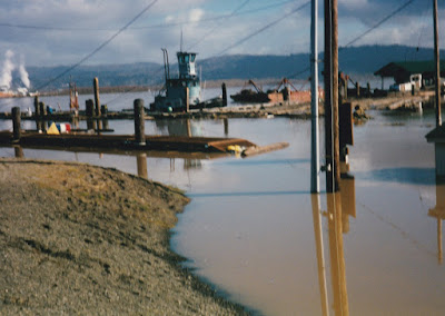 Flooding Aftermath in Rainier, Oregon, in February, 1996