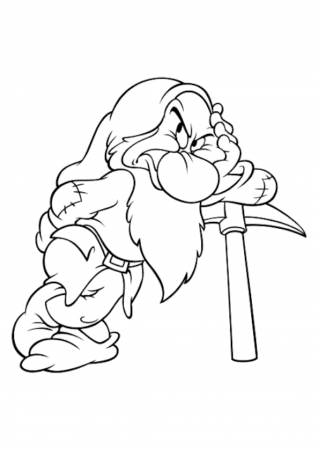 Top 10 Free Dwarfs Coloring Pages