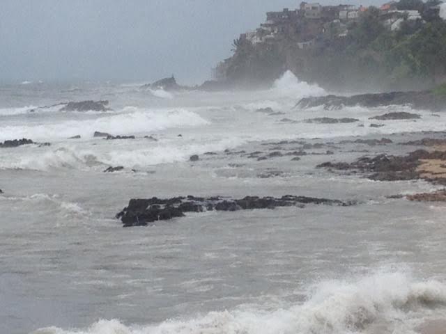 Frente fria segue até quarta-feira com mar agitado