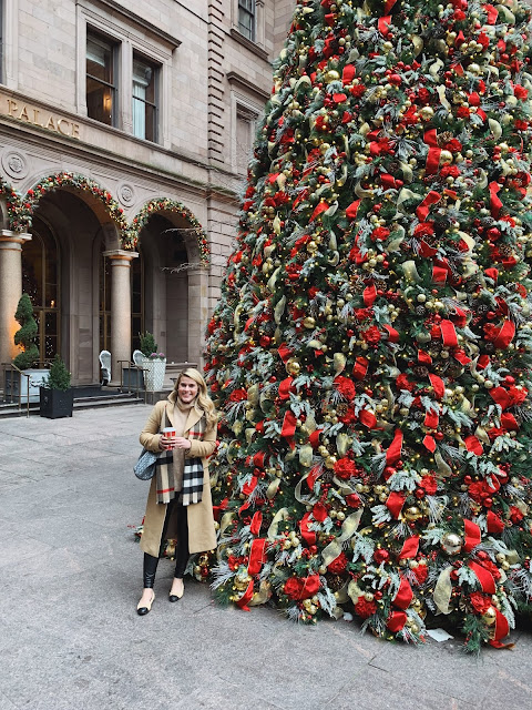 lotte new york palace christmas tree