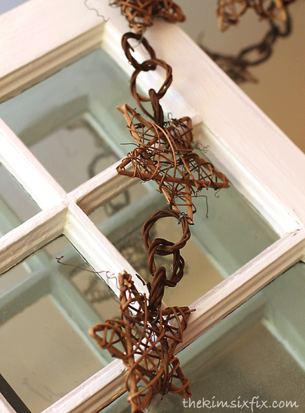 Grapevine star garland
