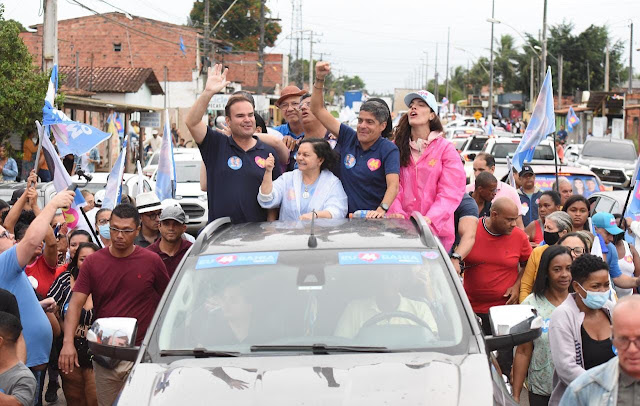 Em Conceição do Jacuípe, Cacá Leão exalta gestão da prefeita Tânia Yoshida e diz que vai ajudar o município