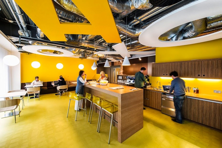 Restaurant in Google office in Dublin 