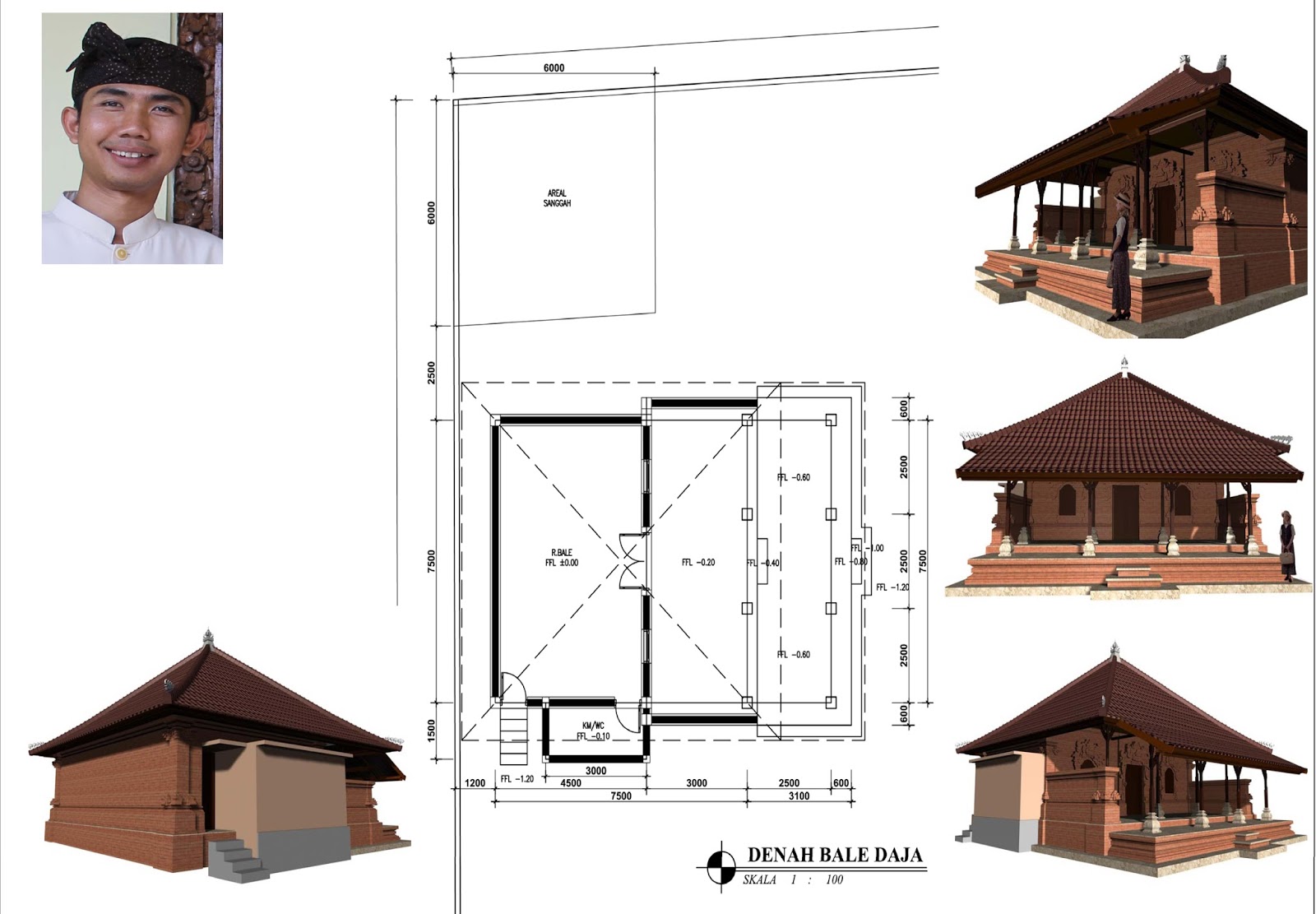  GAMBAR  KONSEP RUMAH  BALI  BALE GUNUNG RATA BALE DAJA 